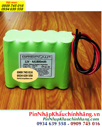 Pin đèn Exit thoát hiểm 12v-AA1800mAh, Pin đèn Sự cố khẩn cấp 12v-AA1800mAh, Pin 12v-AA1800mAh